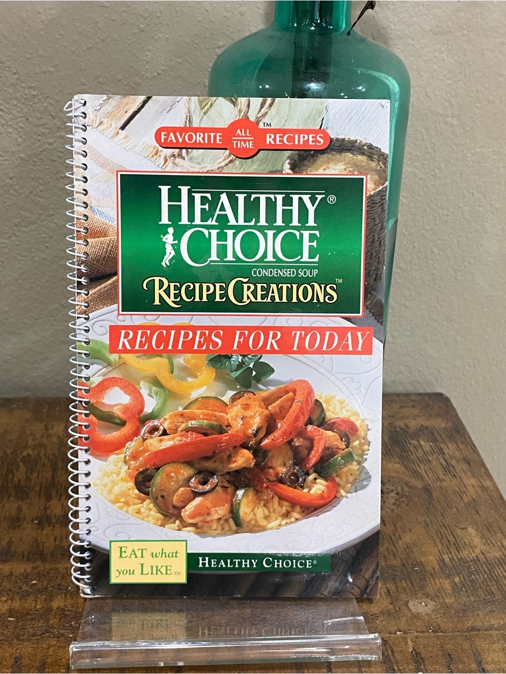 Healthy Choice, Favorite All Time Recipes for Today Cookbook, vintage